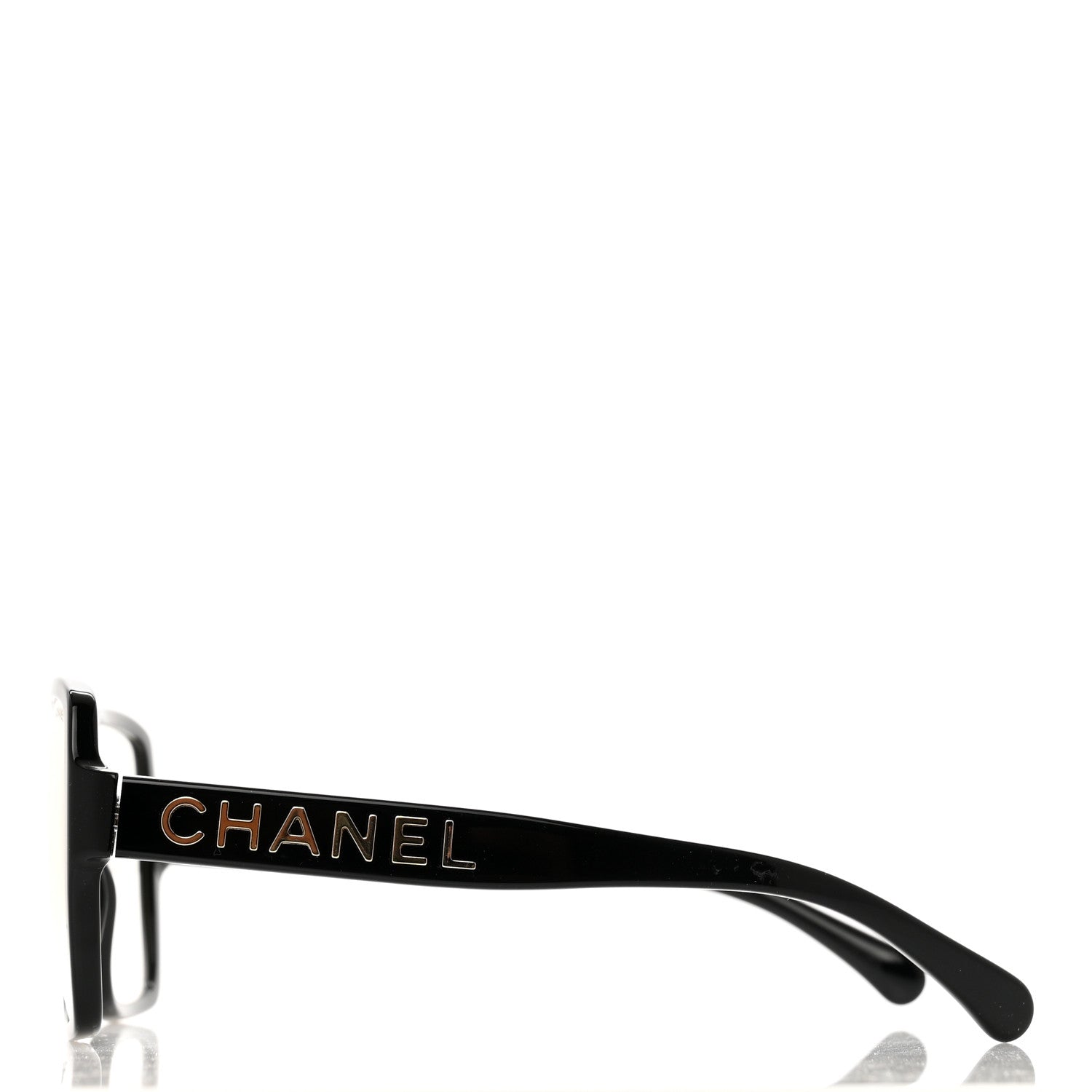 Chanel Acetate Square Eyeglasses 5408 Black 3 of 8