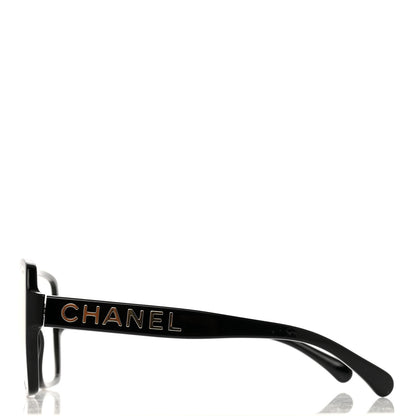 Chanel Acetate Square Eyeglasses 5408 Black 3 of 8