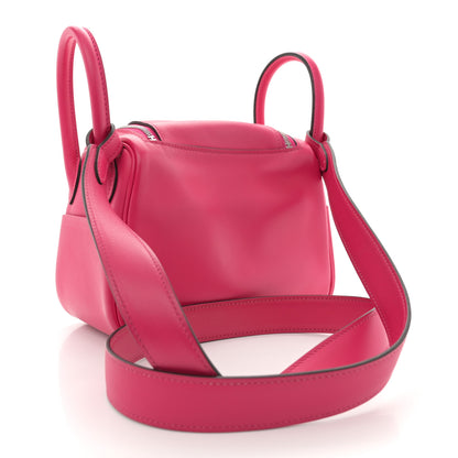 Hermes Swift Verso Mini Lindy 20 Rose Mexico Rouge Piment 3 of 12