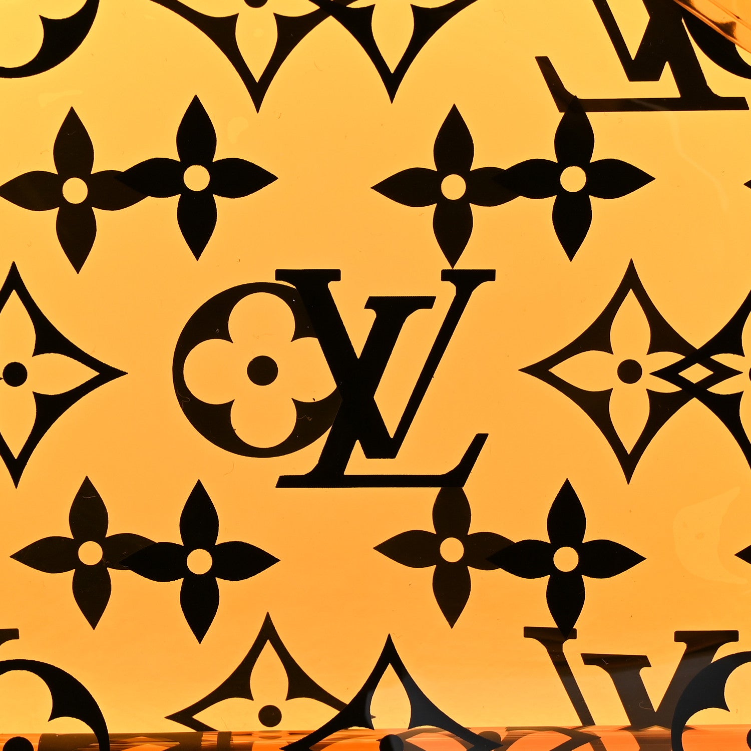 Louis Vuitton PVC Monogram Printed Envelope Pouch Orange 6 of 7
