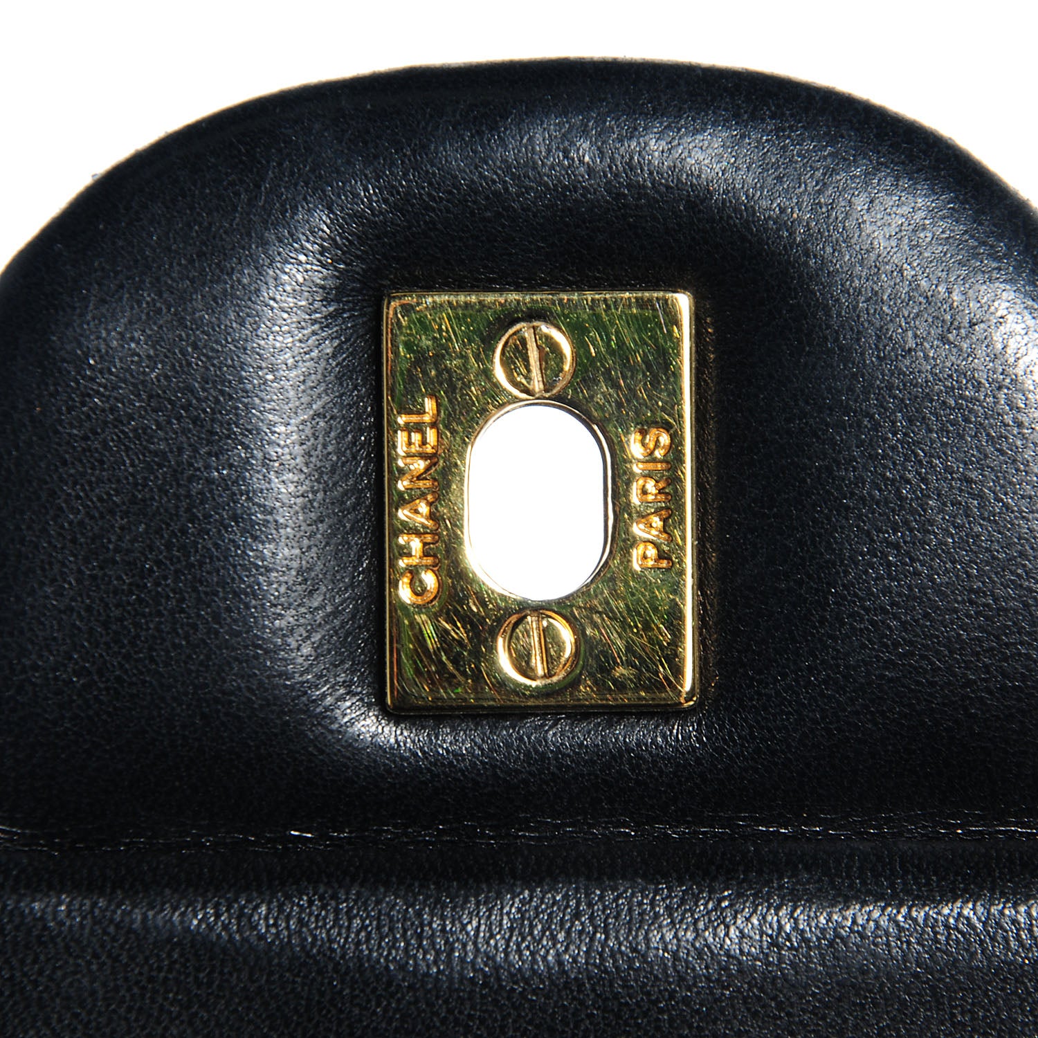 Chanel Lambskin Quilted Jumbo Single Flap Black 8 of 9