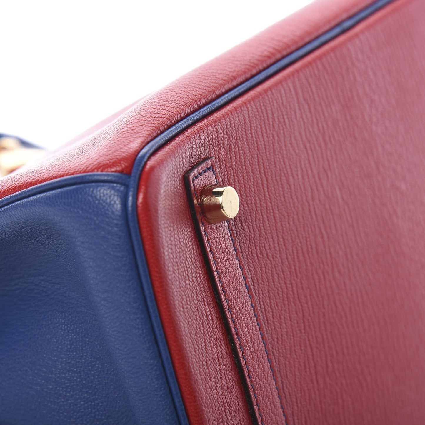 Chevre Mysore Horseshoe Birkin 30 Rouge Casaque Bleu Brighton