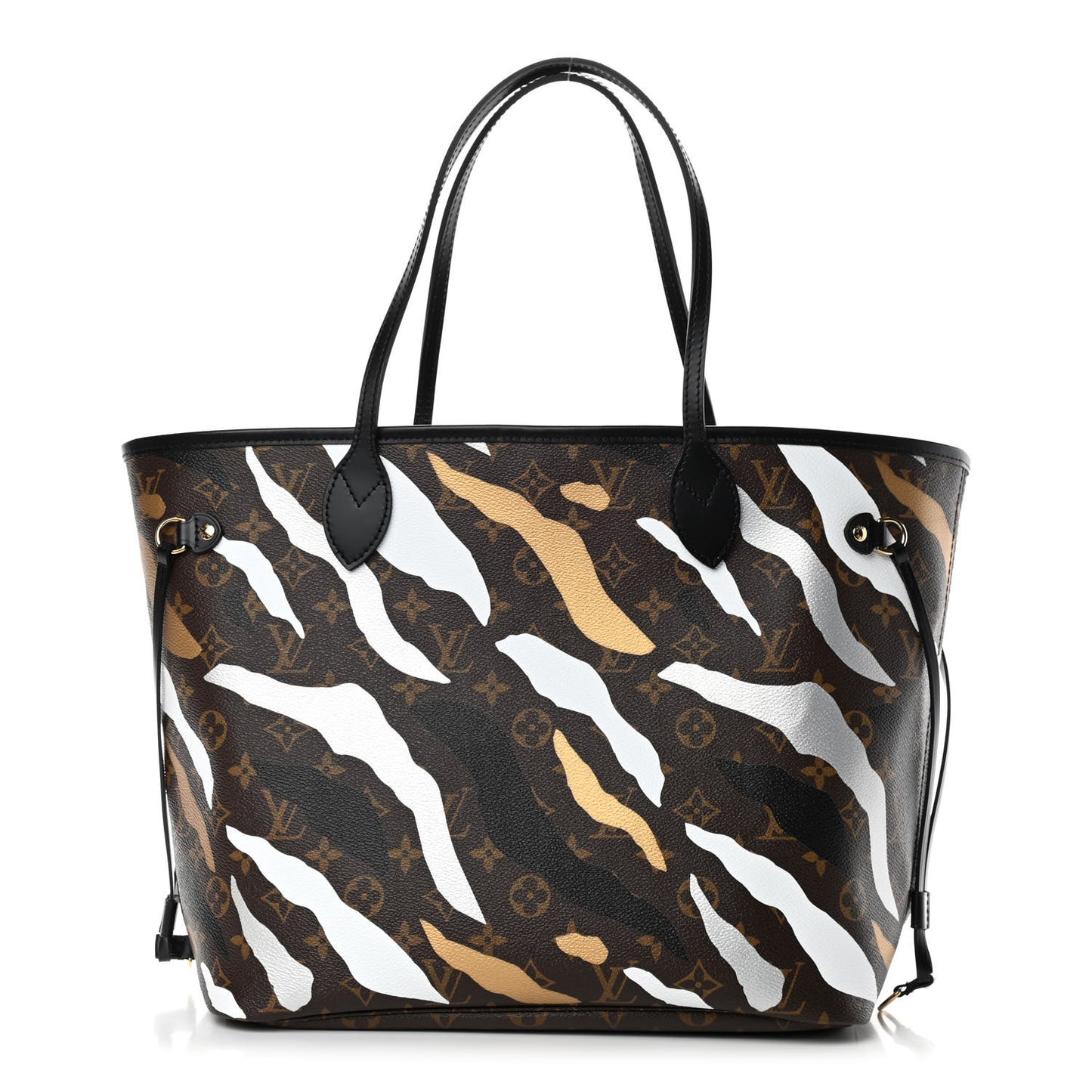 X LOL Monogram Neverfull MM Gold Silver