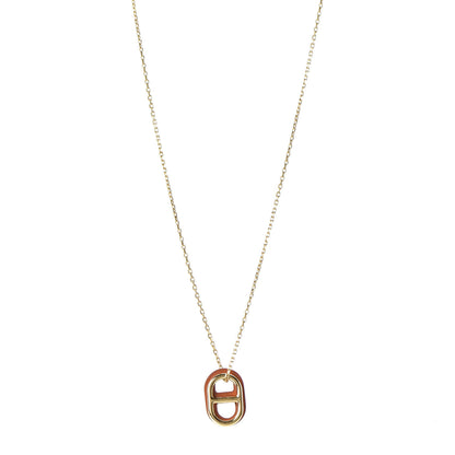 Hermes Swift O'Maillon Pendant Necklace Orange 1 of 6