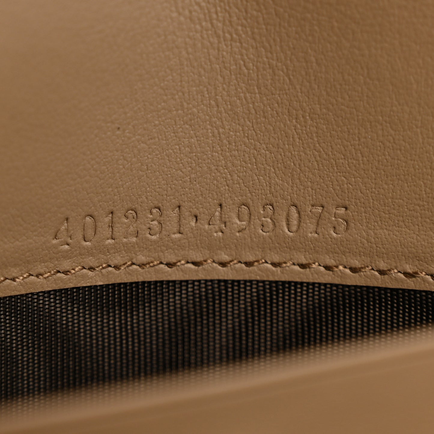 GG Supreme Monogram Mini Dionysus Chain Wallet Beige Taupe