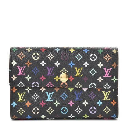 Louis Vuitton Monogram Multicolor Alexandra Wallet Black 1 of 11