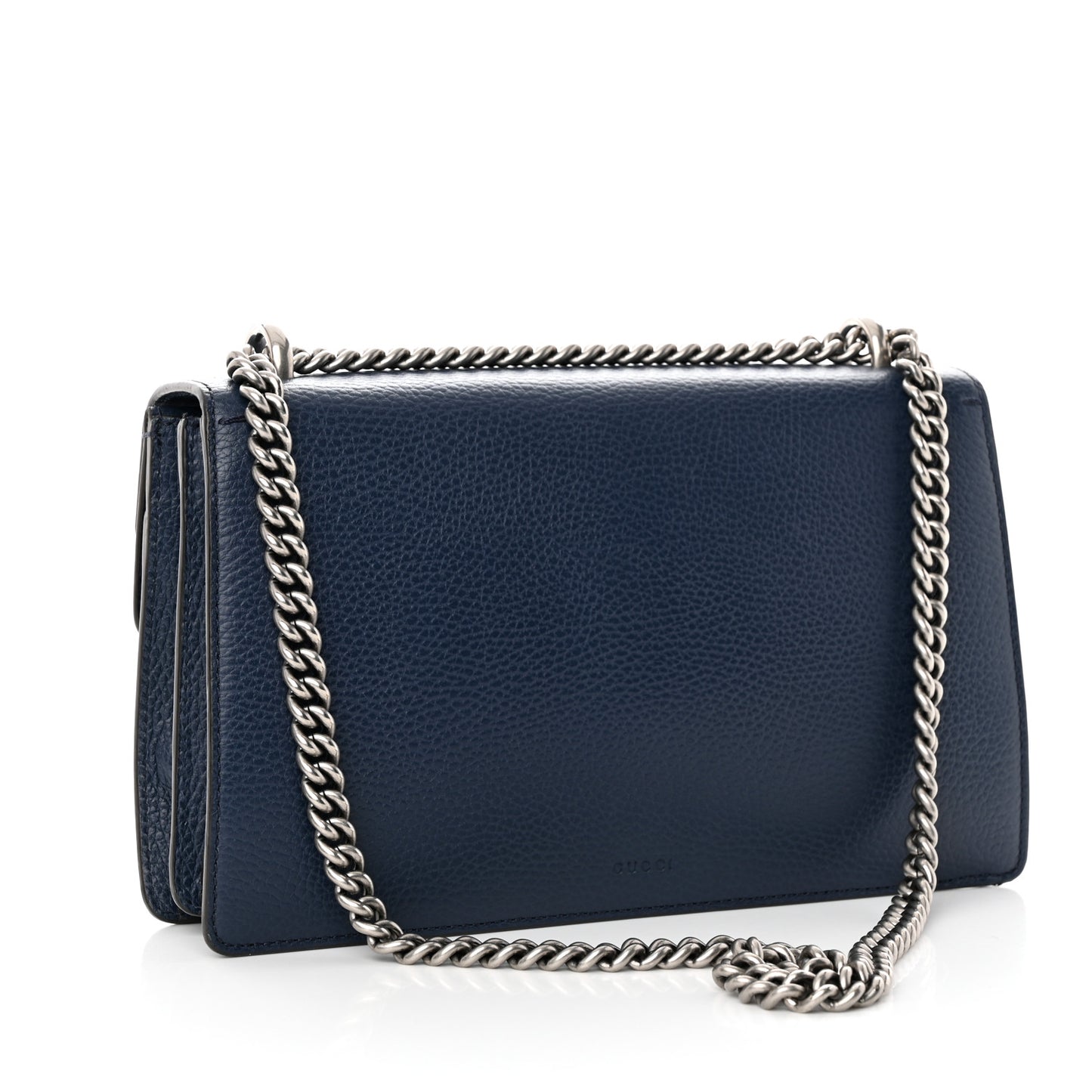 Dollar Calfskin Crystal Small Dionysus Shoulder Bag Blue Agata Montana Sapphire