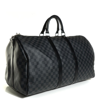 Louis Vuitton Damier Graphite Keepall Bandouliere 55 3 of 8