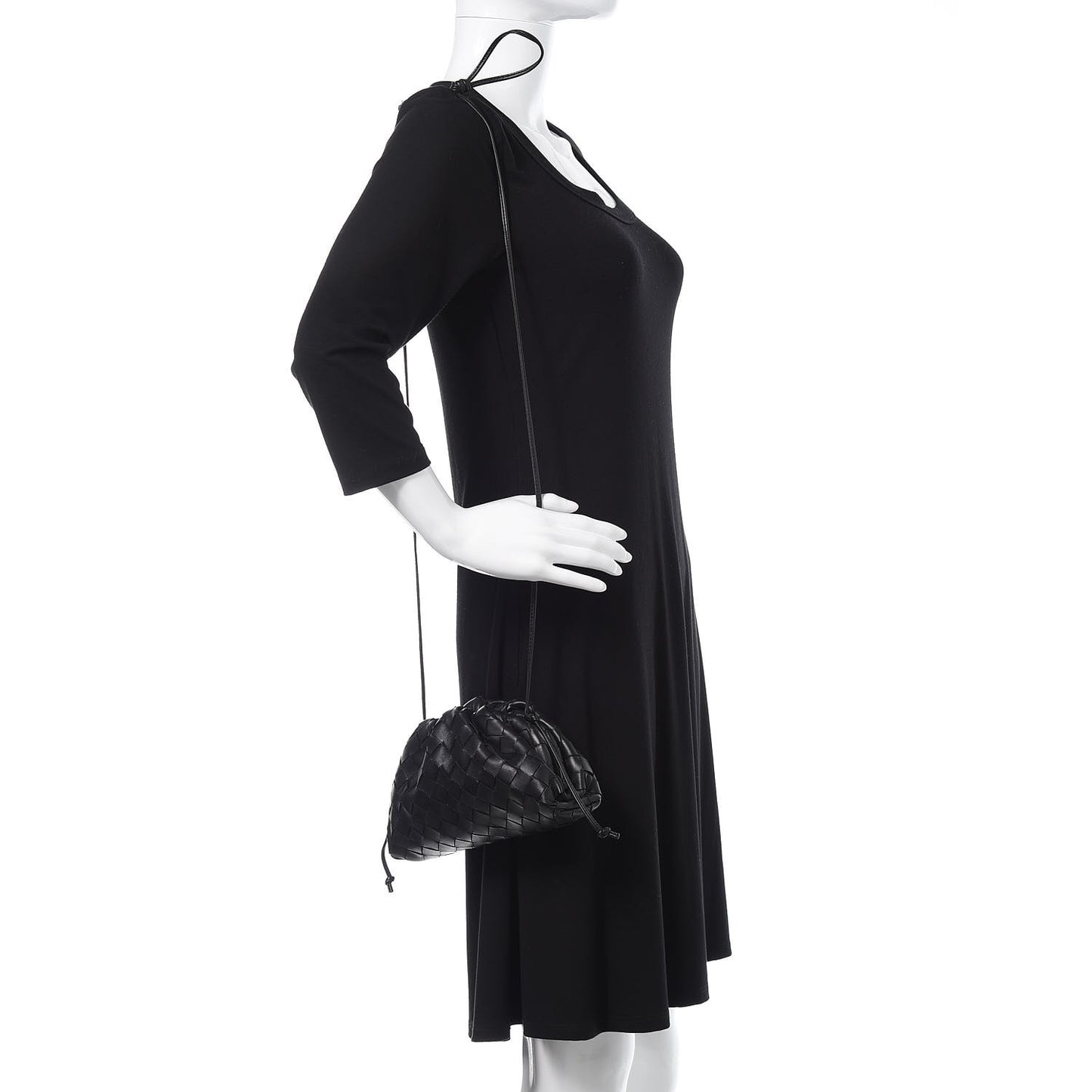 Nappa Intrecciato The Mini Pouch Black