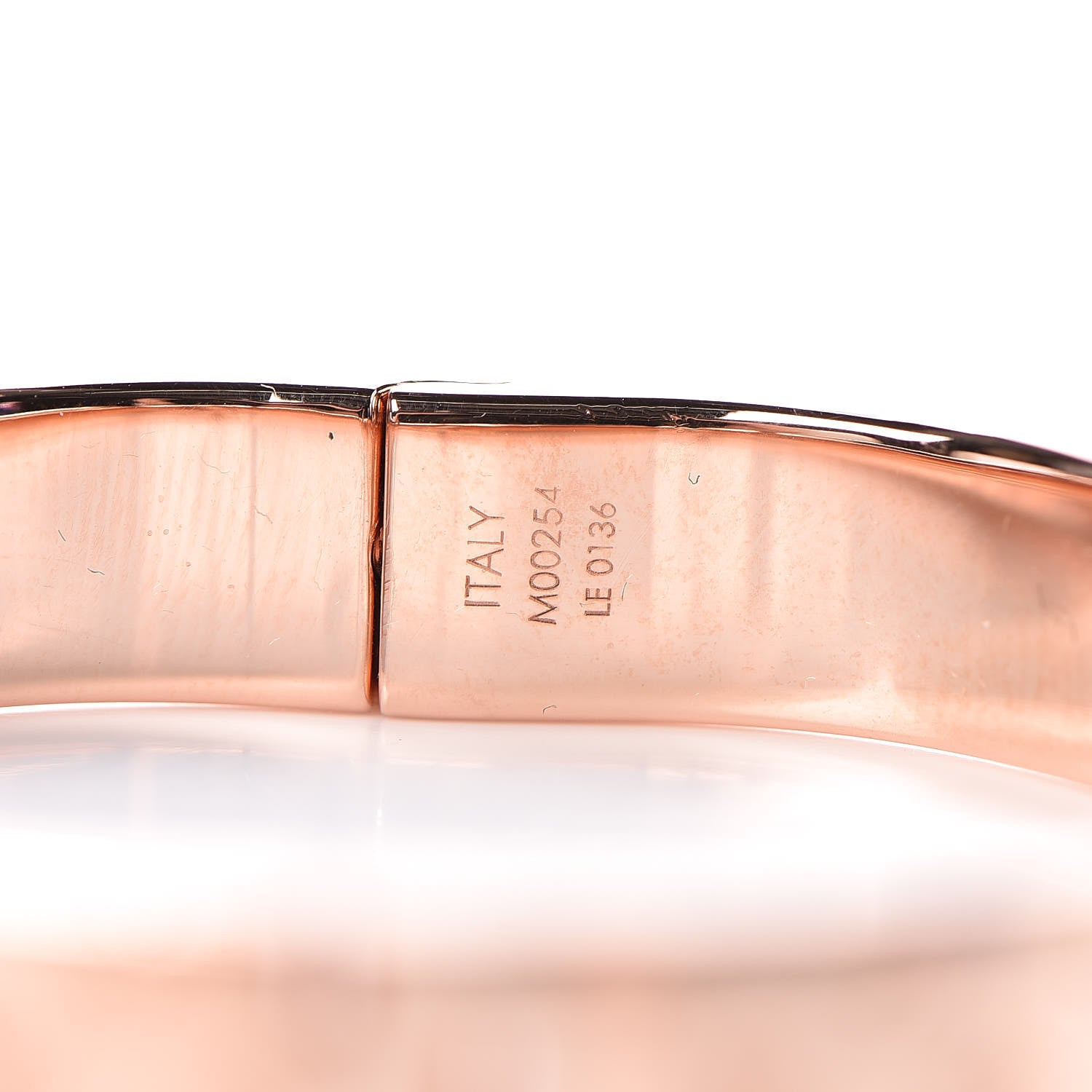Louis Vuitton Nanogram Cuff M Pink Gold 4 of 6