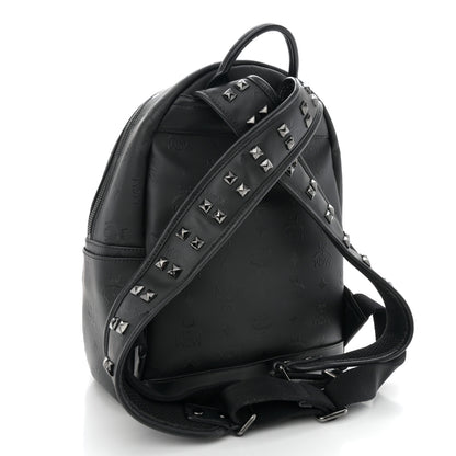 MCM Visetos Crystals Studded Stark Small Backpack Black 3 of 10
