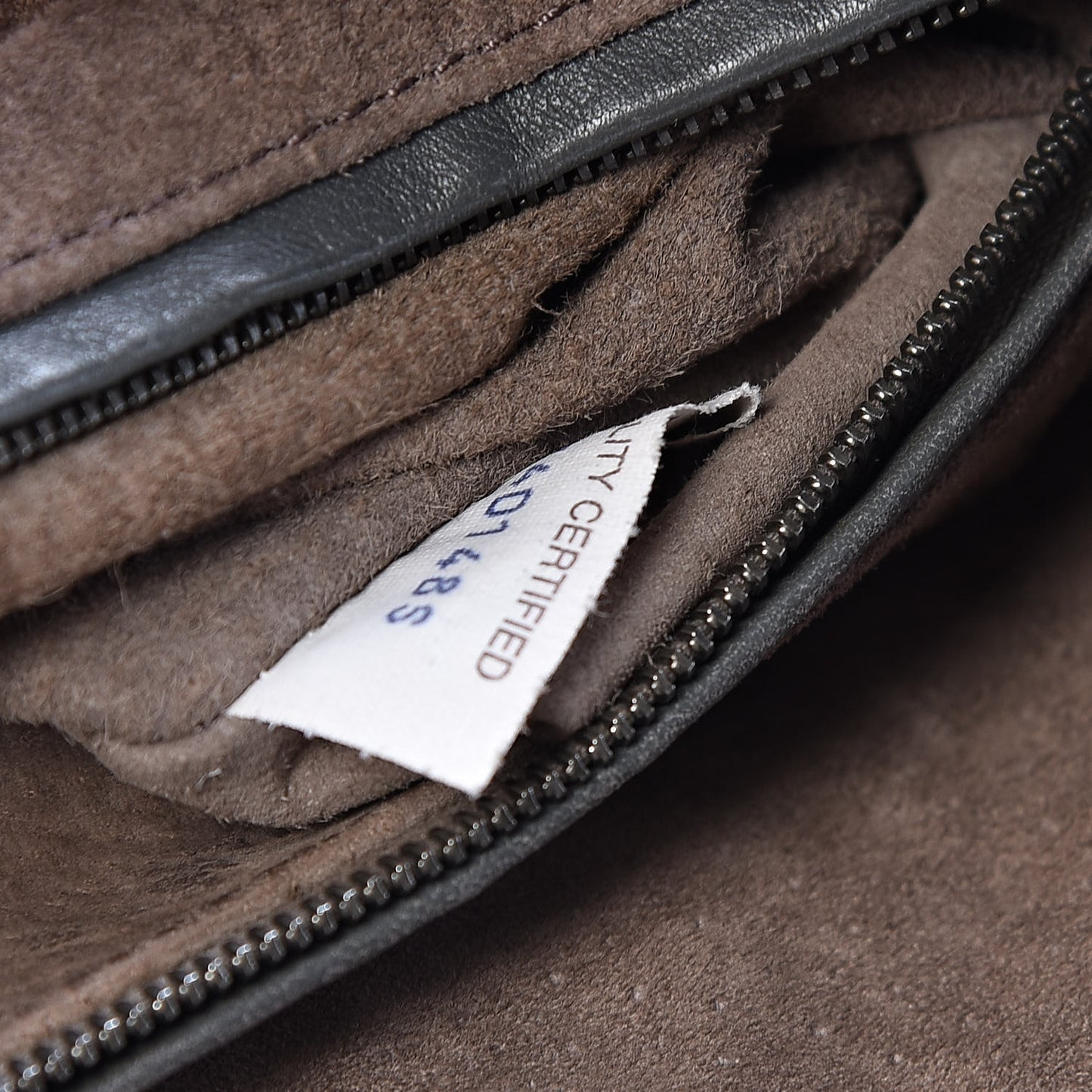 Nappa Intrecciato Large Veneta Hobo Grey