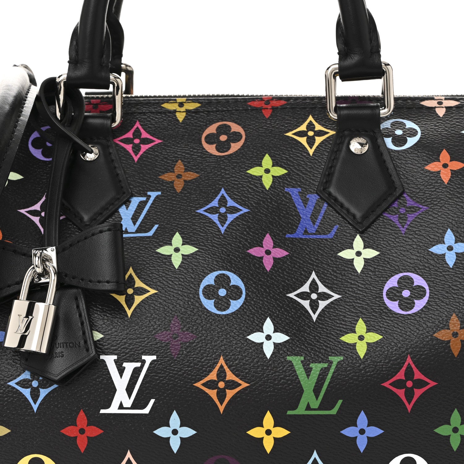 Louis Vuitton LV X TM Monogram Multicolor Speedy Soft 30 Black 7 of 10