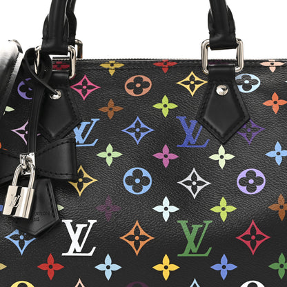 Louis Vuitton LV X TM Monogram Multicolor Speedy Soft 30 Black 7 of 10