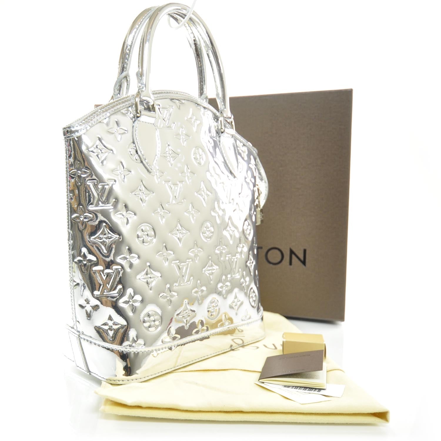 Louis Vuitton Monogram Miroir Lockit Silver 3 of 8