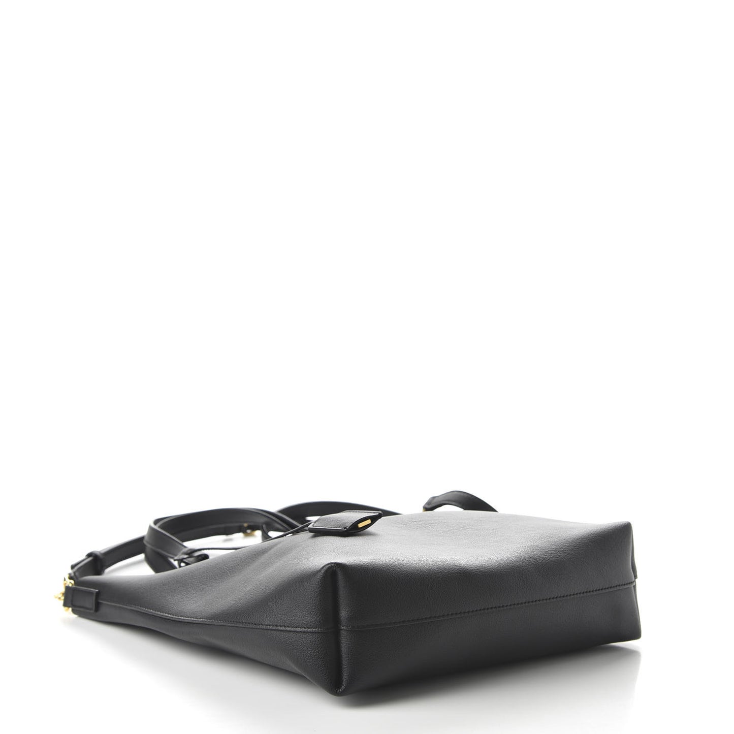 Calfskin Toy Shopping Tote Black