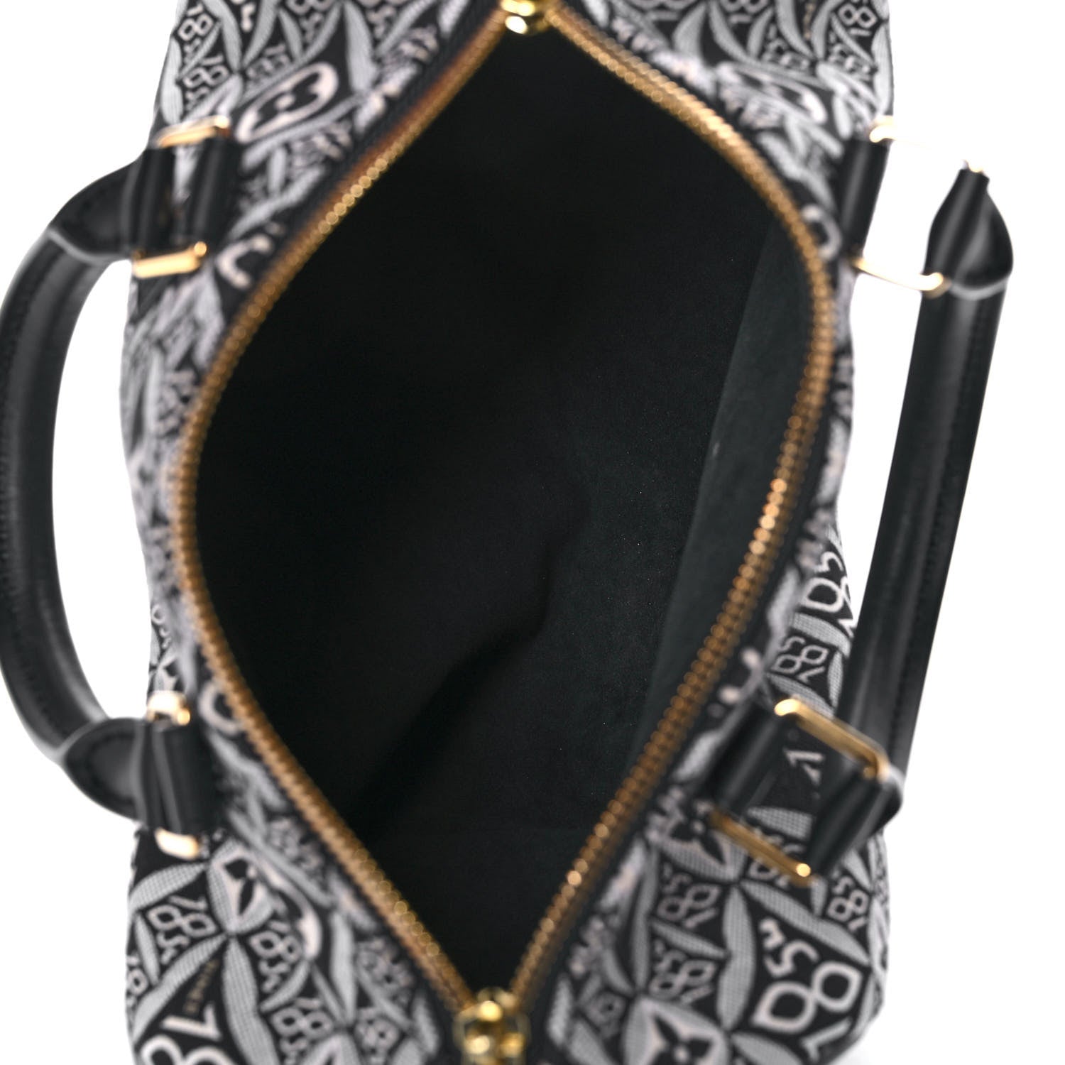 Louis Vuitton Jacquard Since 1854 Speedy Bandouliere 25 Grey 6 of 12