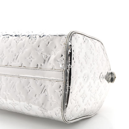 Louis Vuitton Monogram Miroir Speedy 35 Silver 10 of 17