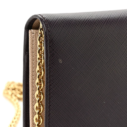 Salvatore Ferragamo Calfskin Vara Wallet On Chain Plum 15 of 16