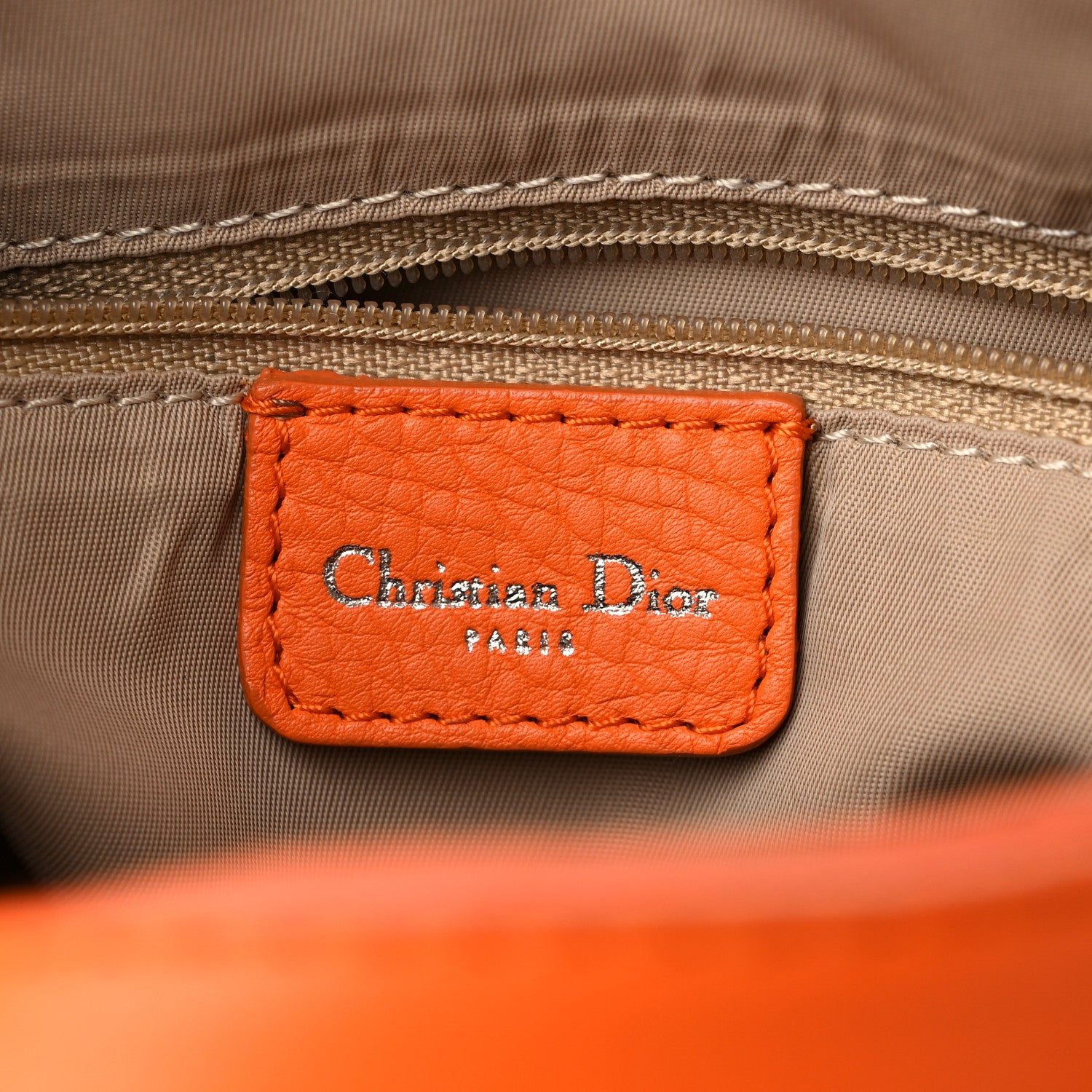Christian Dior Diorissimo Bowler Orange 6 of 10