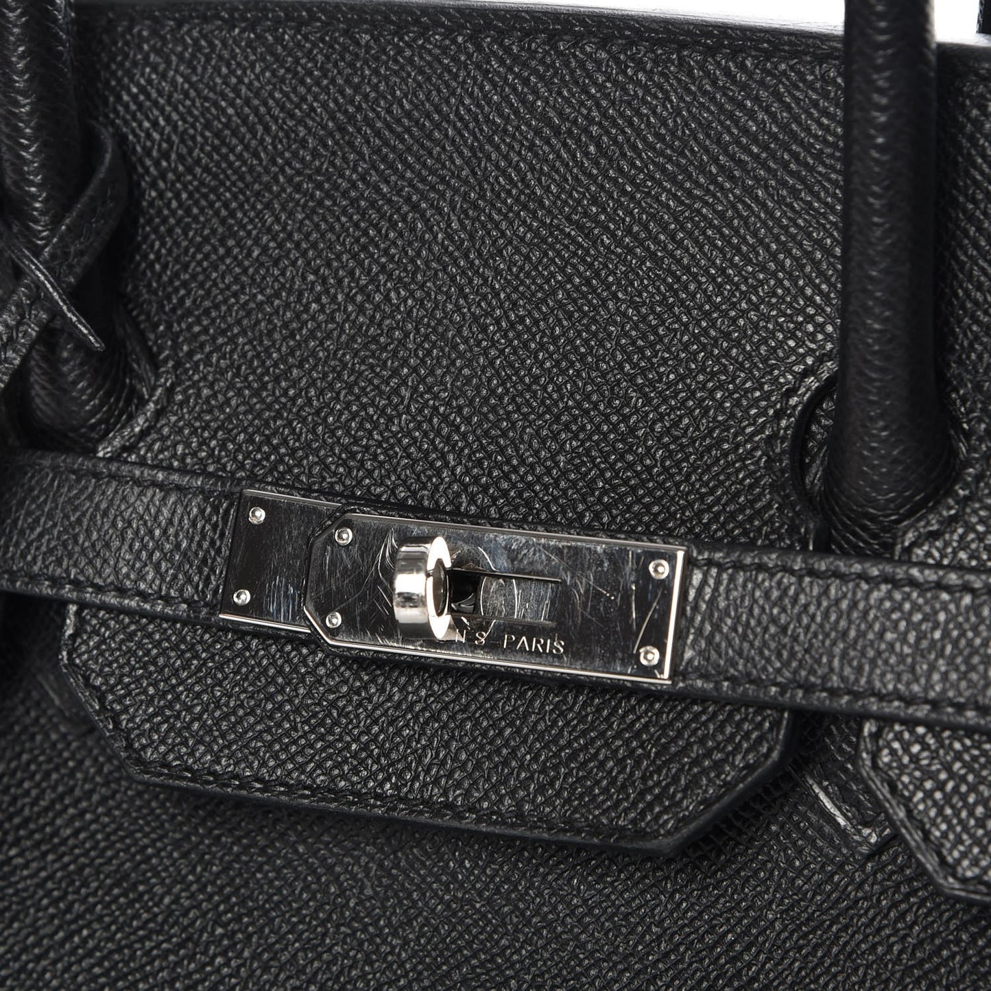 Epsom Birkin 35 Black