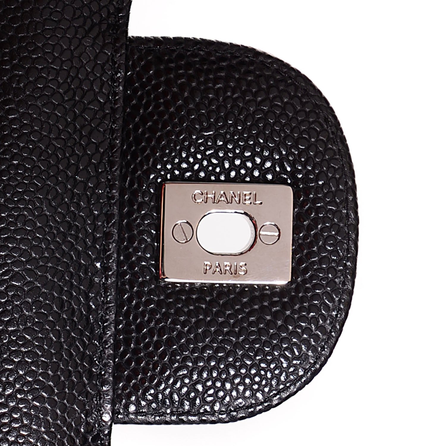 Chanel Caviar Quilted Jumbo Double Flap Black 7 of 8