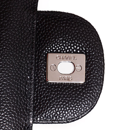 Chanel Caviar Quilted Jumbo Double Flap Black 7 of 8