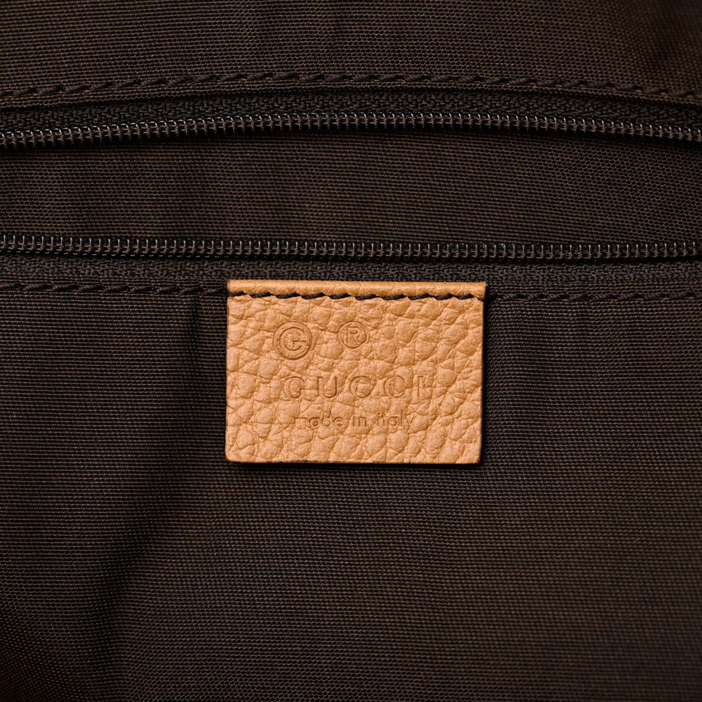 Pebbled Calfskin Medium GG Convertible Dome Satchel Beige