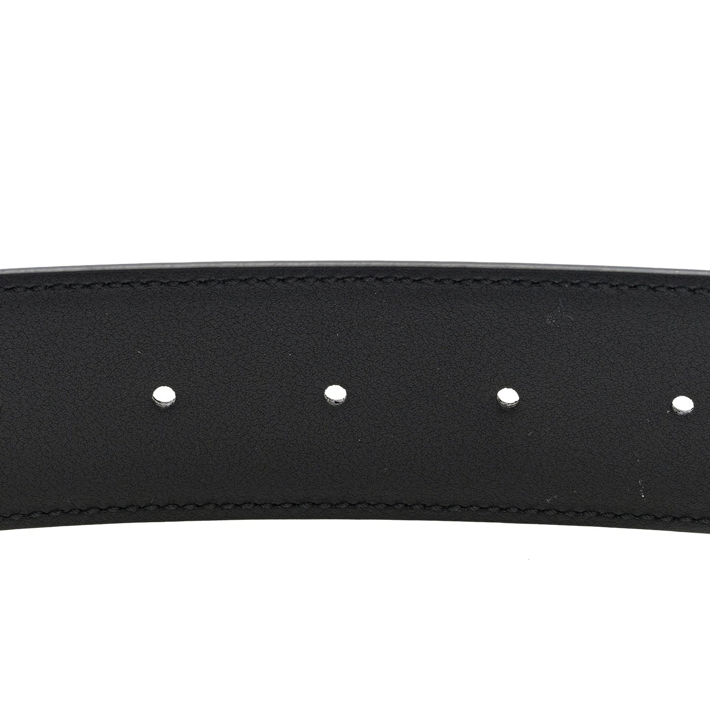 Plutone Calfskin Geometric Double G 40mm Belt 110 44 Black