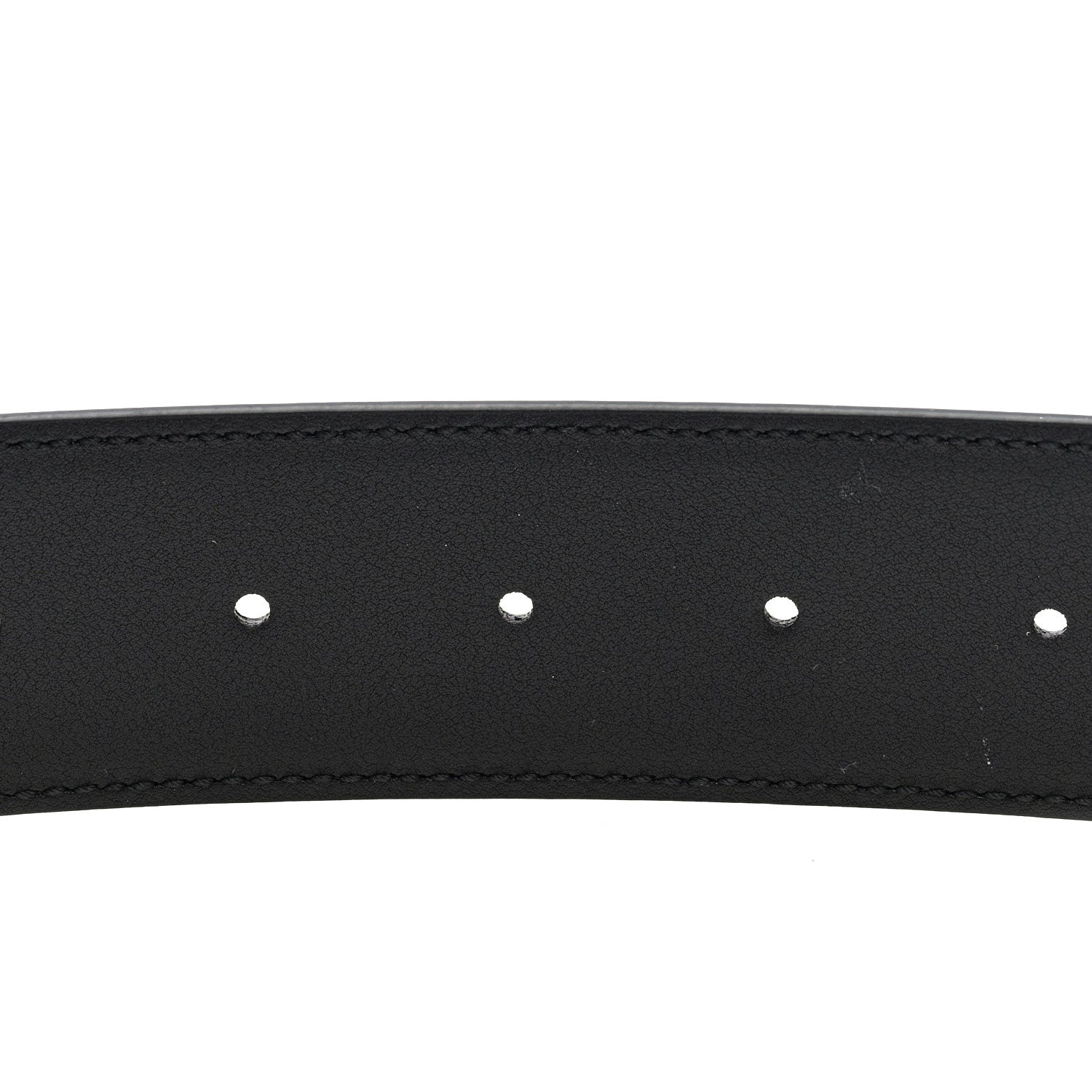Gucci Plutone Calfskin Geometric Double G 40mm Belt 110 44 Black 4 of 4
