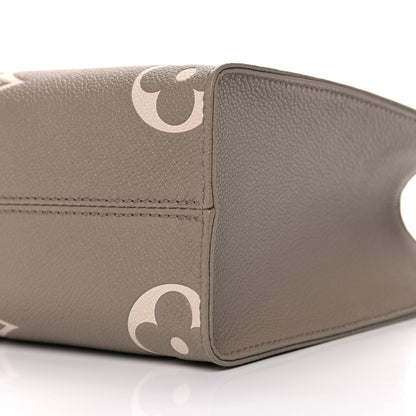 Louis Vuitton Empreinte Monogram Giant Onthego PM Tourterelle Creme 8 of 9