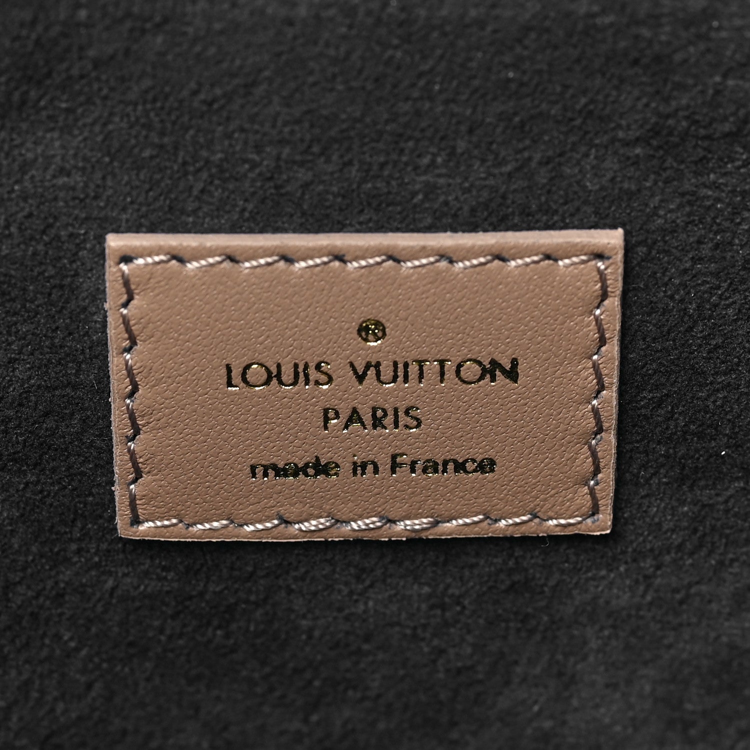 Louis Vuitton Lambskin Embossed Monogram Coussin MM Taupe 5 of 6
