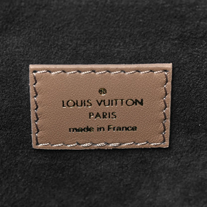 Louis Vuitton Lambskin Embossed Monogram Coussin MM Taupe 5 of 6