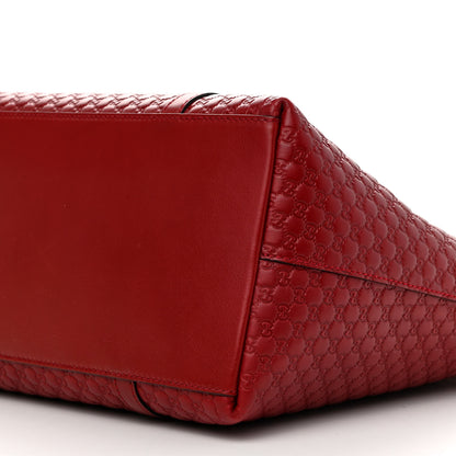 Gucci Soft Microguccissima Dome Satchel Red 10 of 10