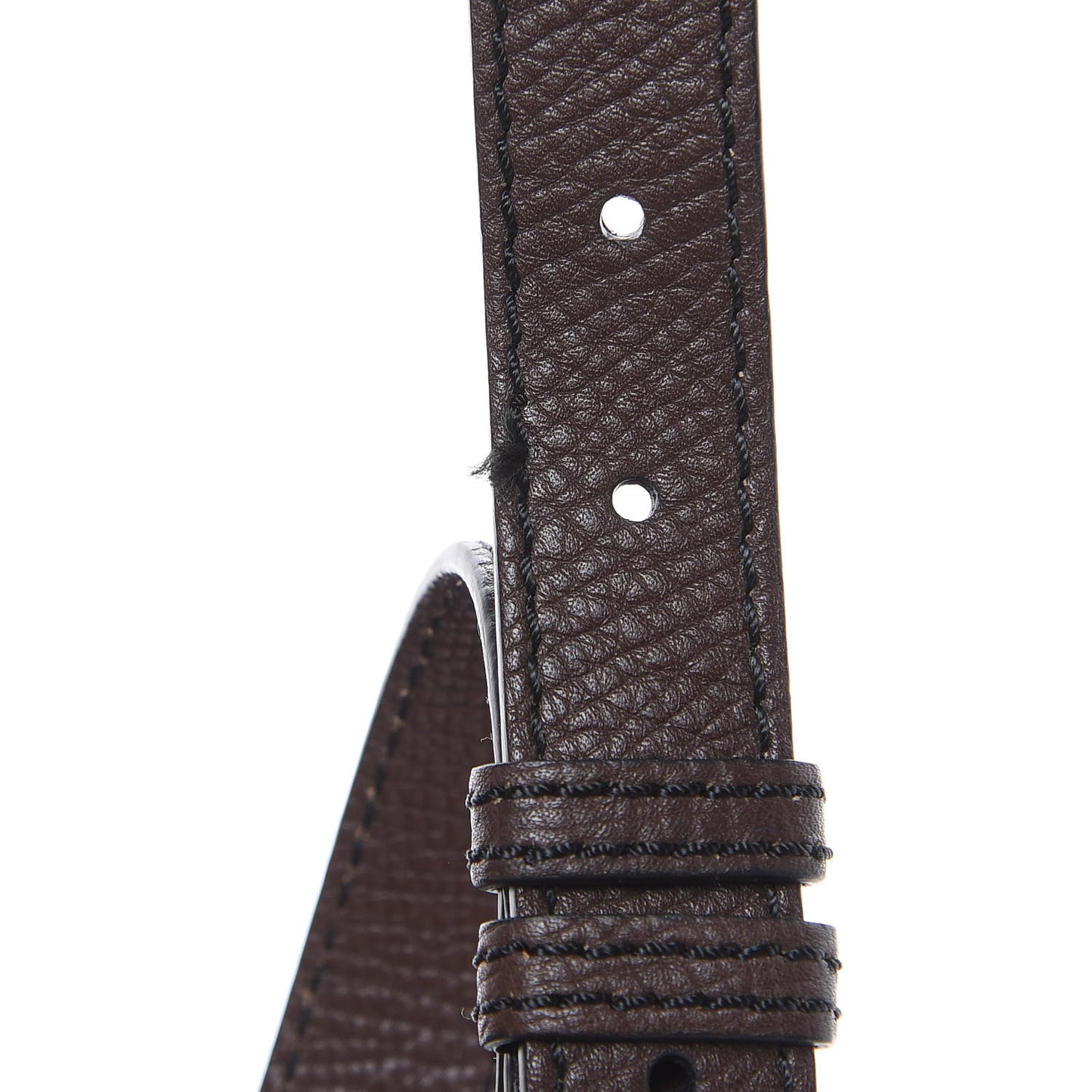 Grainy Calfskin House Check Ethan Satchel Oak Brown