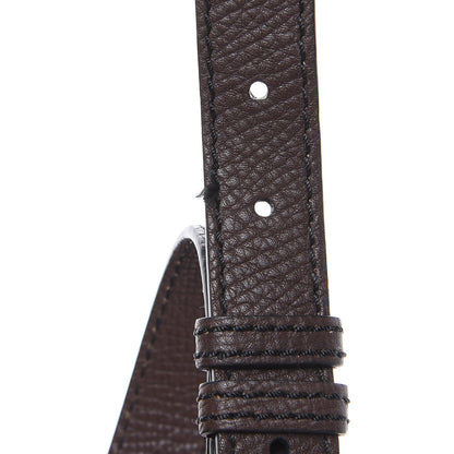 Burberry Grainy Calfskin House Check Ethan Satchel Oak Brown 9 of 12