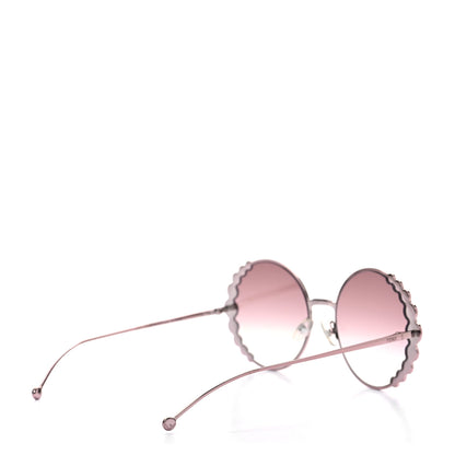 Fendi Crystal Round Sunglasses FF0324/S Rose 4 of 6