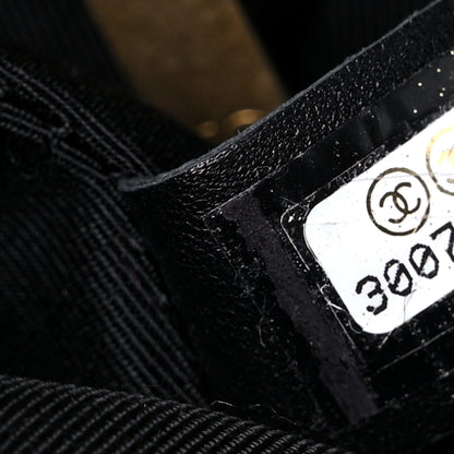 Chanel Shearling Quilted Single Flap Black 7 of 9