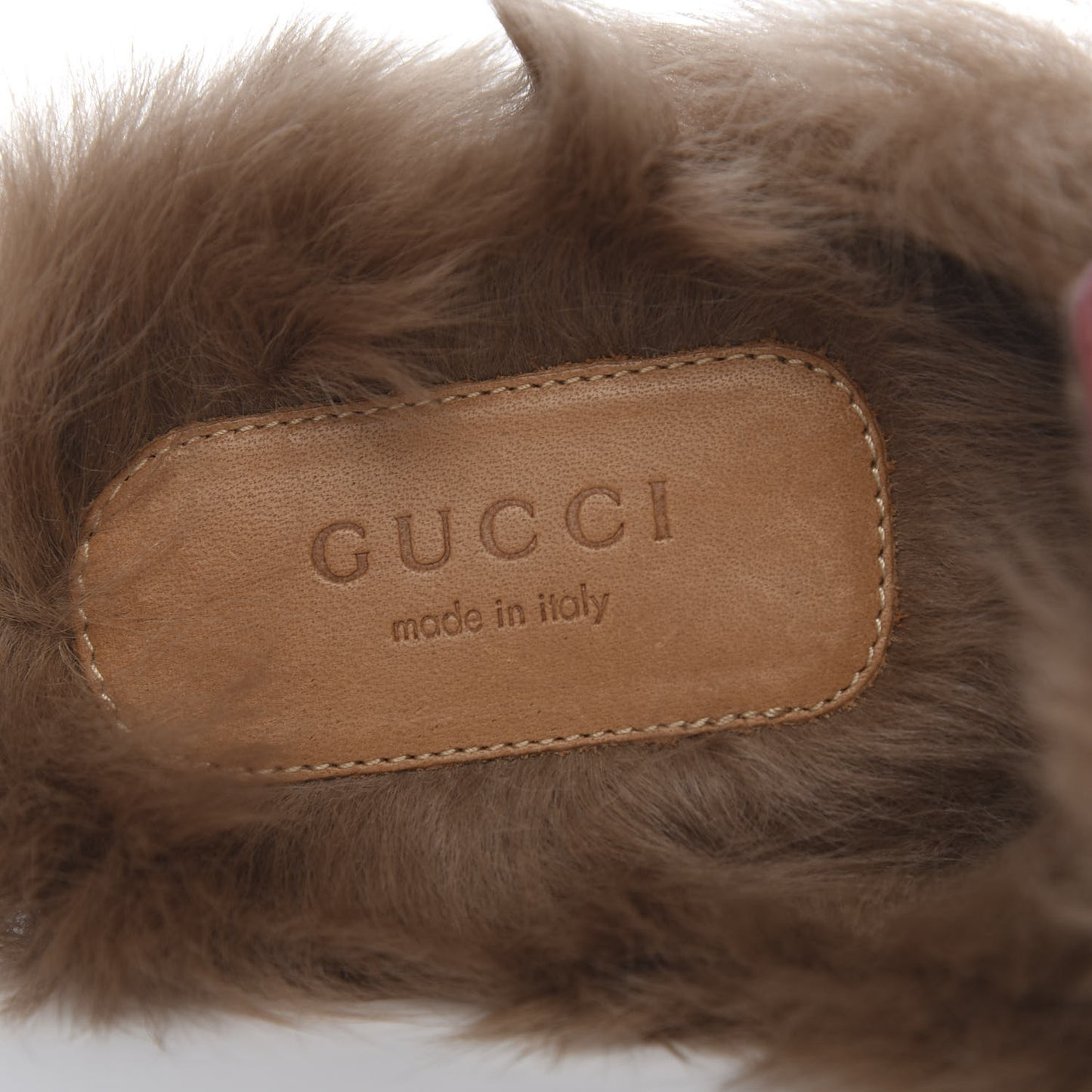 Calfskin Fur Womens Princetown Slippers 36 Lipstick Rose Natural