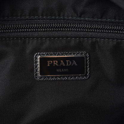 Prada Tessuto Nylon Saffiano Belt Bag Black 7 of 8