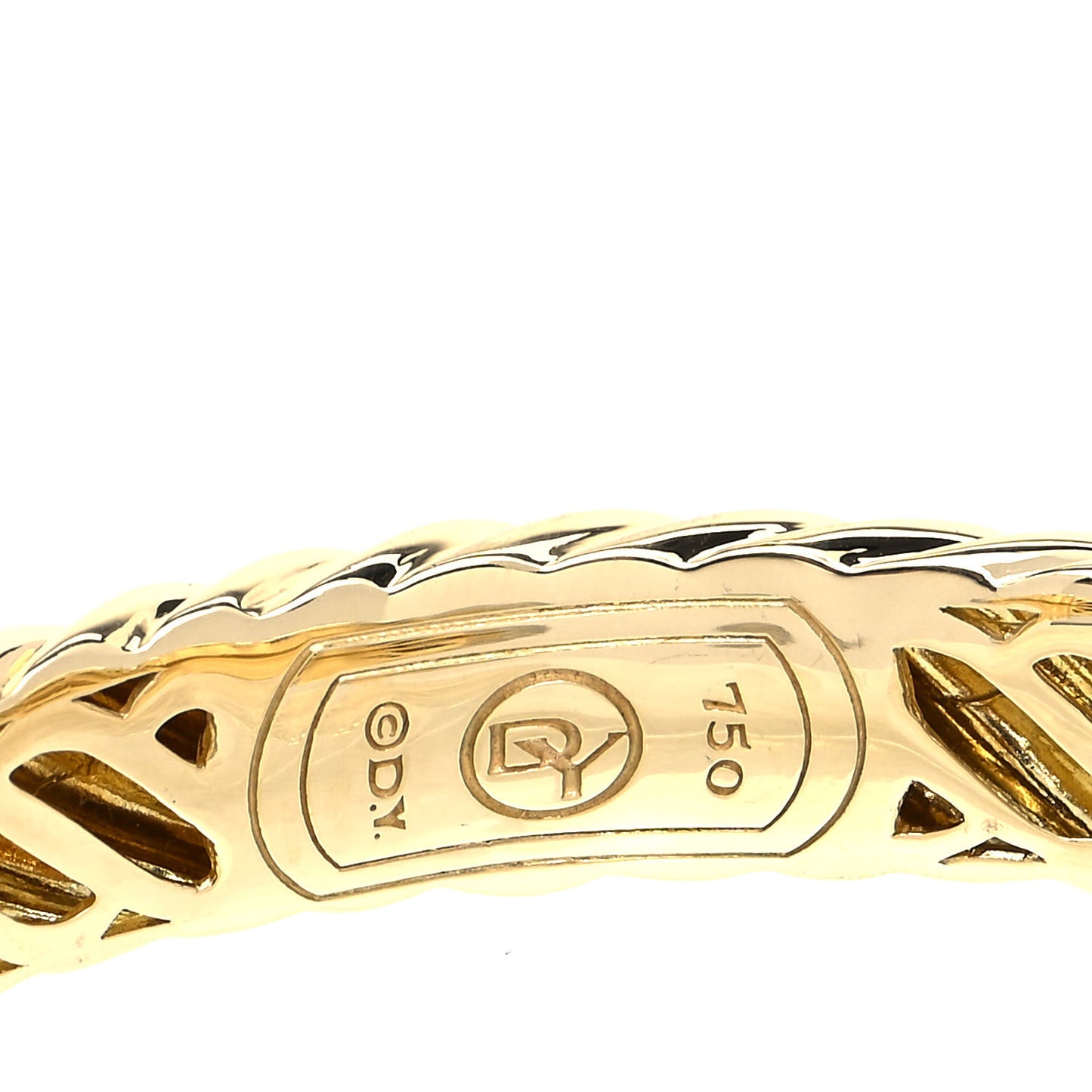 18K Yellow Gold Pave Diamond 10mm Waverly Bracelet