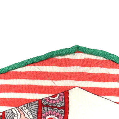 Hermes Cashmere Silk Jardin De La Maharani Losange Scarf 4 of 5