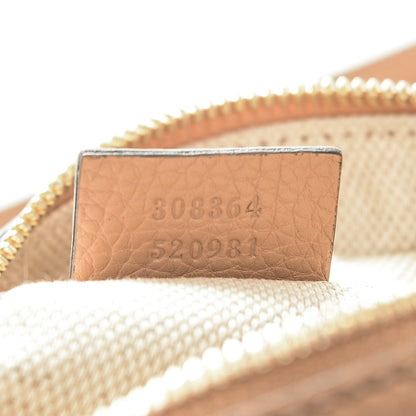Gucci Pebbled Calfskin Small Soho Disco Bag Rose Beige 7 of 7