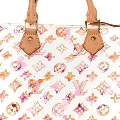 Louis Vuitton Watercolor Aquarelle Speedy 30 White 14 of 16