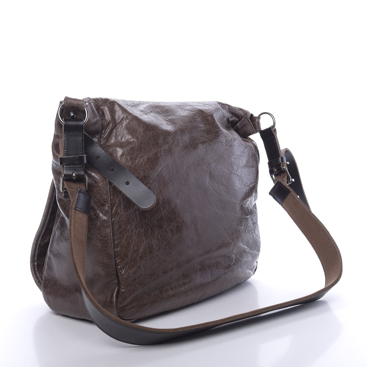 Agneau Besace Messenger Flap Bag