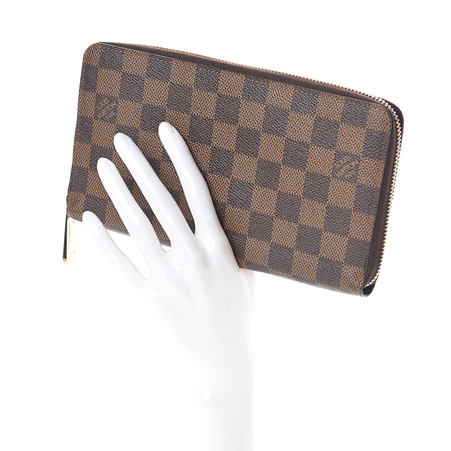 Louis Vuitton Damier Ebene Zippy Organizer Wallet 2 of 6