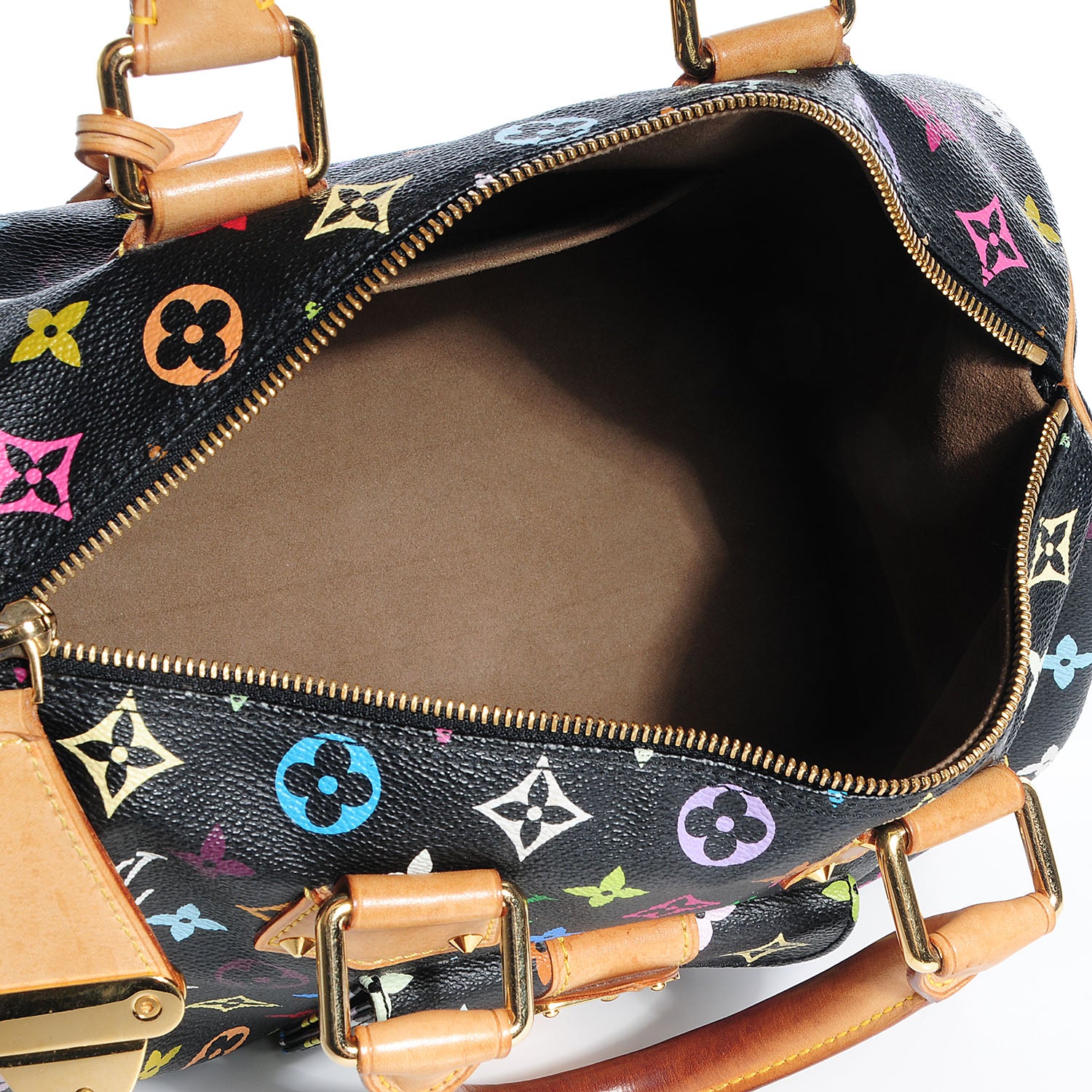 Louis Vuitton Monogram Multicolor Speedy 30 Black 5 of 7