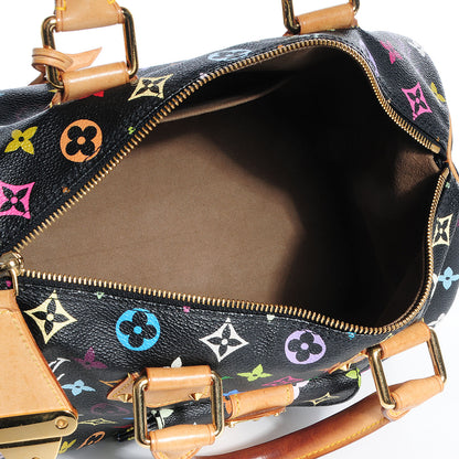 Louis Vuitton Monogram Multicolor Speedy 30 Black 5 of 7