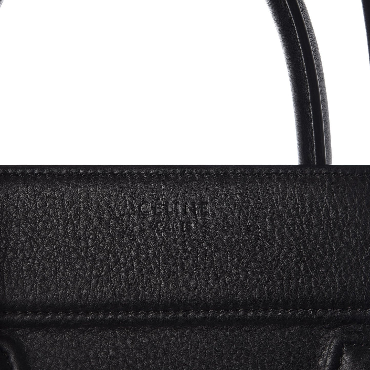 Supple Calfskin Medium Phantom Luggage Black
