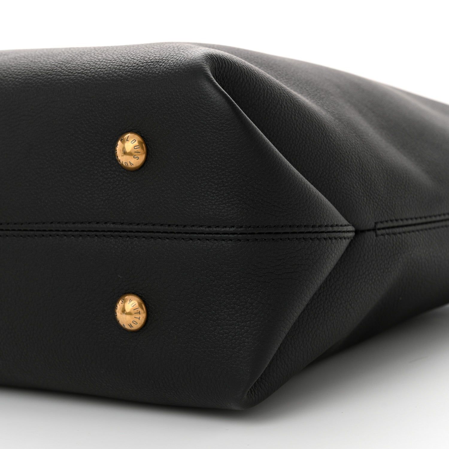 Louis Vuitton Grained Calfskin Low Key Cabas MM Black 10 of 11